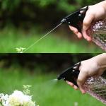 Pink 12oz Glass Spray Bottle with Adjustable Nozzle