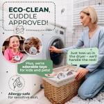 Reusable XL Wool Dryer Balls - 6-Pack