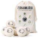 Hanamura 6 XXL Reusable Wool Dryer Balls