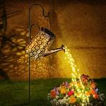 Solar Watering Can Lantern for Outdoor Decor