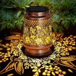 Solar Lantern Hummingbird Outdoor Decor for Gardens
