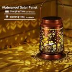 Metal Solar Lanterns for Garden and Patio Decor