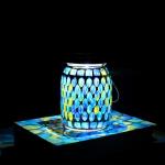 Solar Mosaic Hanging Lanterns for Outdoor Decor