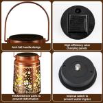 Metal Solar Lanterns for Garden and Patio Decor