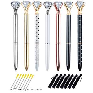 7PCS Sparkly Diamond Ballpoint Pen Set for Her