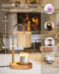 Candle Warmer Lamp with Timer and Adjustable Height