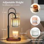 Adjustable Candle Warmer Lamp with Timer