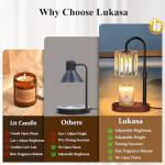Adjustable Candle Warmer Lamp with Timer