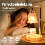 Adjustable Candle Warmer Lamp with Timer and Bulbs