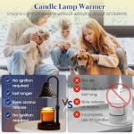 Adjustable Candle Warmer Lamp with Timer