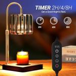 Yuichoy Adjustable Candle Warmer Lamp with Timer