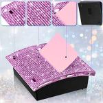 Purple Rhinestone Sticky Note Pad Holder Set