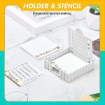 Cute Sticky Notes Holder with Wavy Design
