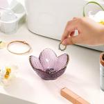Purple Flower Jewelry Dish - Cute Vanity Organizer