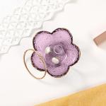 Purple Flower Jewelry Dish - Cute Vanity Organizer