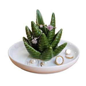 Aloe Cactus Ring Holder and Jewelry Tray