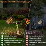 Solar Watering Can Lantern for Outdoor Decor