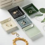 Blue Ceramic Jewelry Dish for Rings & Trinkets