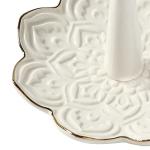 Ceramic White Mandala Jewelry and Ring Holder