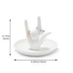 I LOVE YOU Ceramic Ring and Jewelry Holder