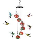 Hummingbird Wind Chimes and Feeders for Outdoors