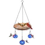 3-in-1 Wind Chimes Bird Feeder and Bath