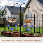 3-in-1 Wind Chimes Bird Feeder and Bath