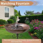 Small Metal Bird Bath for Your Garden