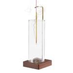 Incense Holder with Removable Glass Ash Catcher