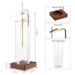 Incense Holder with Removable Glass Ash Catcher