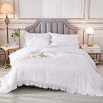 Andency Queen Ruffle Comforter Set, 3 Pieces