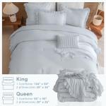 Rustic Cornflower Blue King Comforter Set