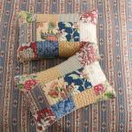 Rustic Vintage Floral King Quilt Set 3 Pieces