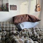 Blue, Brown & Green Buffalo Plaid Duvet Set