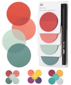 Mr. Pen Transparent Sticky Notes - 200 Pastel Discs