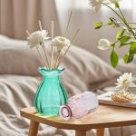 Colorful Glass Bud Vases Set of 10