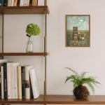 Whimsical Book Lover Wall Art - Flower Field