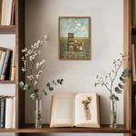 Whimsical Book Lover Wall Art - Flower Field