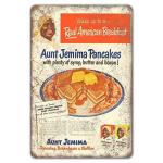 Vintage Aunt Jemima Pancake Metal Wall Sign
