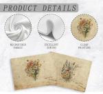 Vintage Floral Kitchen Towels and Dishcloth Set