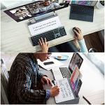 Varhomax Glass Desk Whiteboard and Organizer