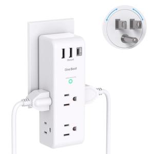 6-Outlet Surge Protector with USB Ports