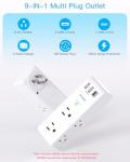 6-Outlet Surge Protector with USB Ports
