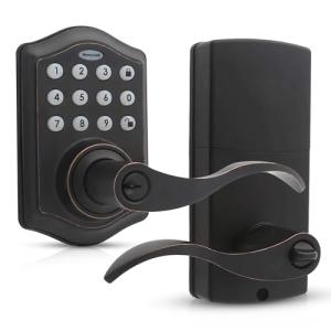 Keyless Entry Lever Door Lock with Keypad