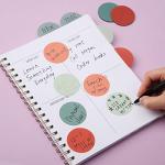 Mr. Pen Transparent Sticky Notes - 200 Pastel Discs