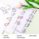 150 Pcs Cute Assorted Paper Clips Set