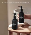 VIMERPA Vintage Glass Soap Dispenser Set, 2 Pack