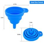 Collapsible Silicone Funnel Set for Easy Filling