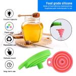 Collapsible Silicone Funnel Set for Easy Filling