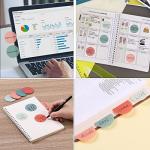Mr. Pen Transparent Sticky Notes - 200 Pastel Discs